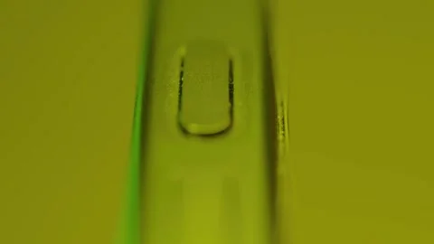 Abstract close up macro shot of the side button on a mobile smartphone Stock-Footage 341801609