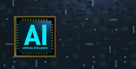 Abstract close up of Mainboard Electronic computer background. artificial Stock Illustration