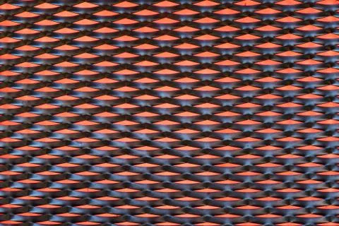 Abstract close up of modern interior architectural metal wall pattern Photos