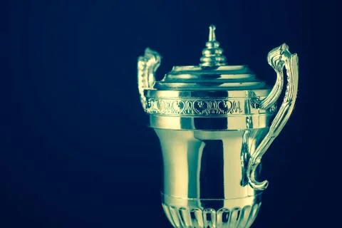 Abstract close up modern trophy in vintage tone Stock Photos