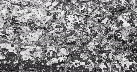 Abstract - close up of old paint texture on pavement Stock Footage 205531952