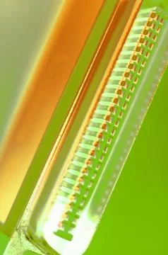 Abstract Close-up of a Razor Blade Stock Photos