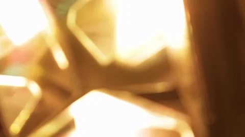 Abstract close up shot of moving disco light bulbs Stock Footage 107629631