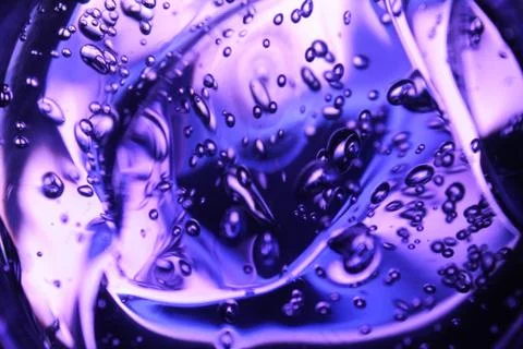 Abstract closeup of bubbles in a jar Photos