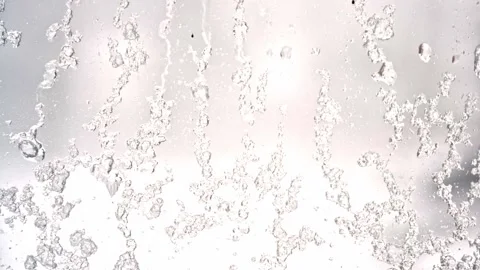 Abstract closeup of icy window during a snowstorm. Stock Footage 147614510