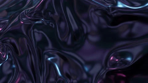 Abstract cloth Animation Background. flowing Fluid Silk waves. Satin texture Stock Footage 263908650