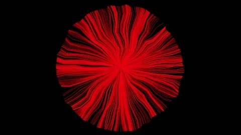 Abstract Cloth Fabrics Background.red Circular thread loop. Video stock 137479506