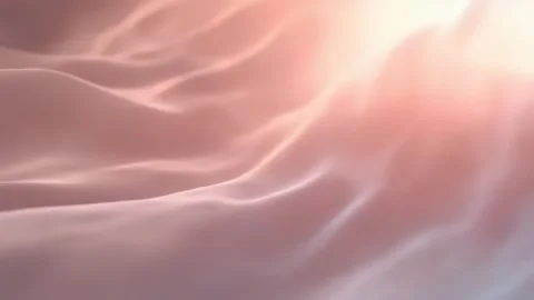 Abstract Cloth Gently Flowing in Soft Pastel Colors Background Stock Footage 314146491