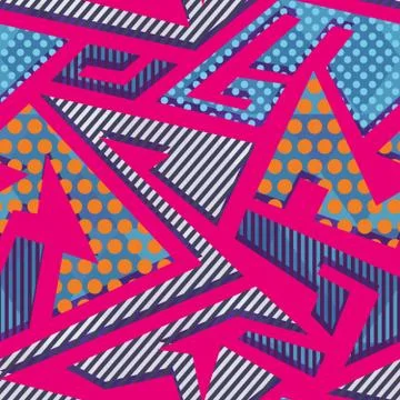 Abstract cloth geometric pattern Stock Illustration