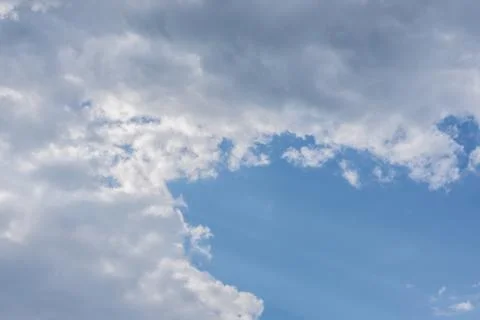 Abstract cloud formations with shapes for backgrounds Foto stock