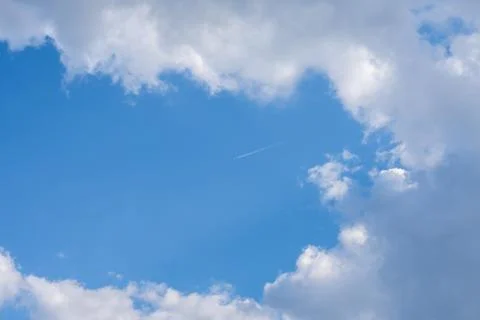 Abstract cloud formations with shapes for backgrounds Foto stock