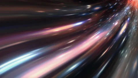 Abstract cloud hyperspace warp time and space animation Stock Footage 191841736
