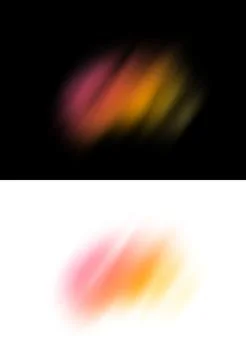 Abstract cloud in multicolored gradient. Illustration
