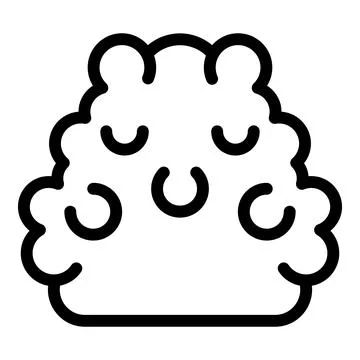 Abstract cloud shape doodle icon イラスト素材