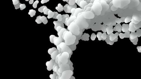 Abstract cloud shape Stock Footage 95663148