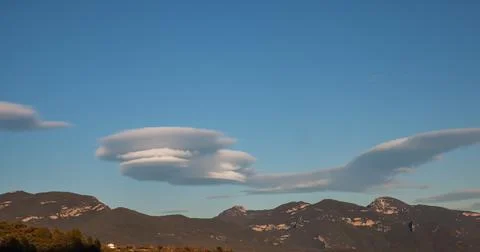 Abstract cloud shape in the sky Foto stock