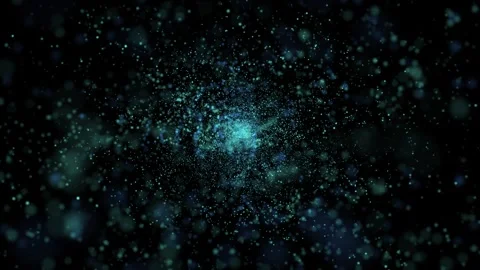 Abstract cloud from the structure of particles. Stock Footage 335112631