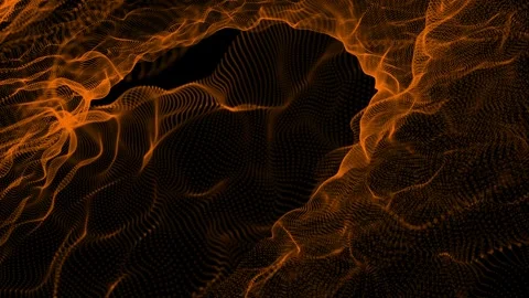 Abstract cloud from the structure of particles. Stock Footage 335112805