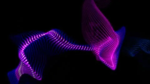 Abstract cloud from the structure of particles. Stock Illustration