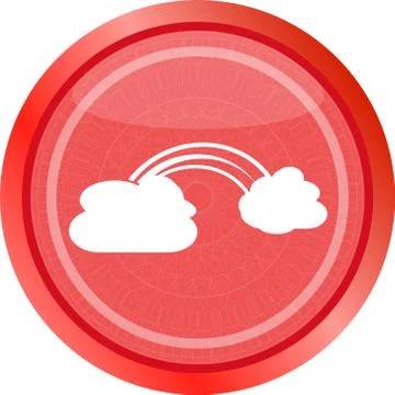 Abstract cloud web background isolated on white 스톡 일러스트