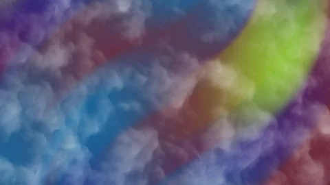Abstract cloudlike pattern of blue green purple and red. Stock Footage 310047316