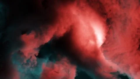 Abstract clouds. 3D render Illustrazione stock