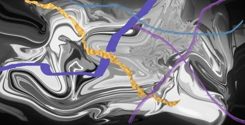 Abstract clouds -ART Illustrazione stock