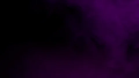 Abstract Clouds Of Colorful Smoke Drifting On Dark Black Background 库存影片 330112682