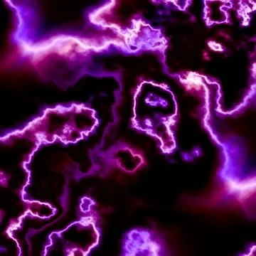 Abstract Clouds Illustration. Beautiful Dark Purple Design. Spooky Image. Stock Illustration