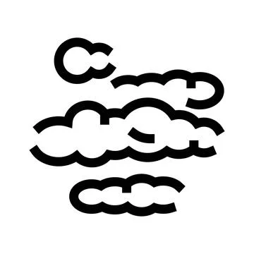 Abstract clouds logo creative weather icon design 스톡 일러스트