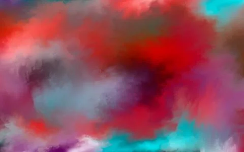 Abstract clouds. Modern futuristic pattern. Multicolor dynamic background. Co Stockillustratie