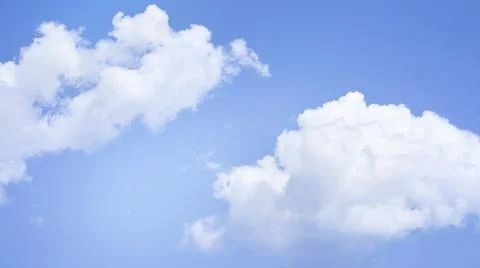Abstract cloudscape on the sky at day time. Stock Photos