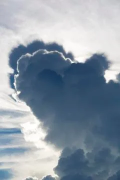 Abstract cloudscape in the sky of Rurrenabaque, Bolivia Stock Photos