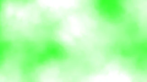 Abstract Cloudscape White Smoke Fog Green Chroma Key Background Weather Elemens Stock Footage 302896103