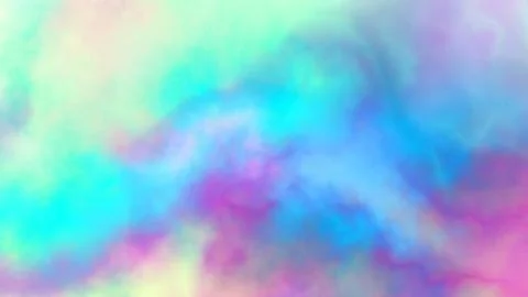 Abstract cloudy gradient background. Unicorn colorful rainbow clouds wide t.. Stock Illustration