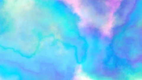 Abstract cloudy gradient background. Unicorn colorful rainbow clouds wide tex Stockillustratie