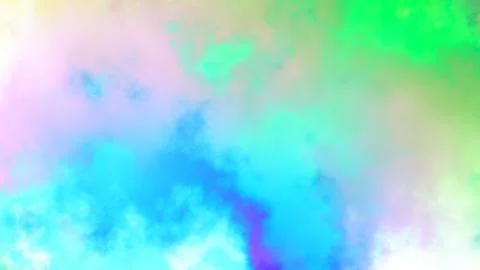 Abstract cloudy gradient background. Unicorn colorful rainbow clouds wide t.. Stock Photos