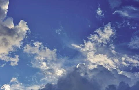 Abstract cloudy sky Stock Photos
