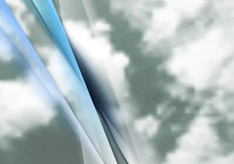 Abstract cloudy sky vector background Abstract cloudy sky vector tech back... Stock Photos
