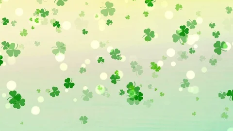 Abstract Clover Leaf Background, St Patric Day Stock-Footage 102495125