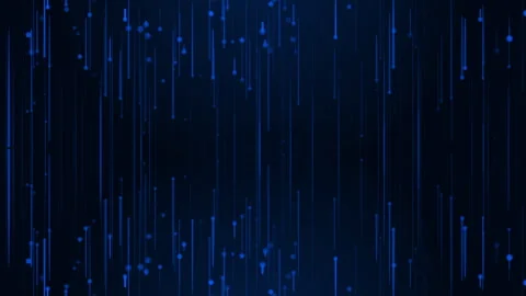 Abstract code data flow structure, Neon line technology cyberspace Stock Footage 341934470