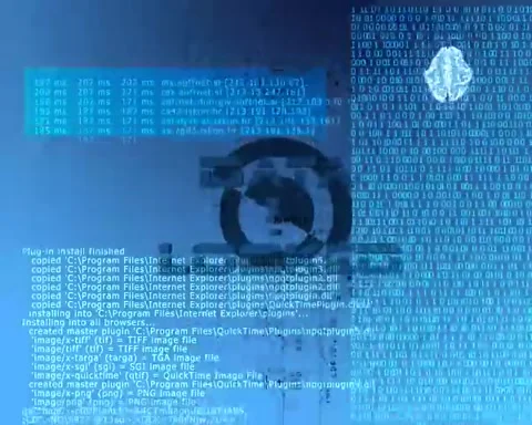 Abstract coding with diagram fast moving animation Stock Footage 255886526