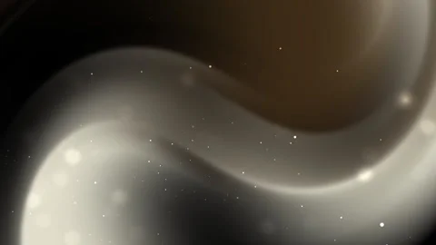 Abstract Coffee and Cream Fluid Motion Background with Particles Vídeos de archivo 335930690