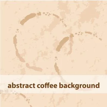 Abstract coffee background Stock Illustration