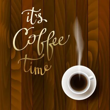Abstract coffee design Stock Illustration