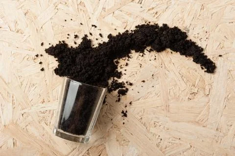 Abstract coffee ground Stock Photos