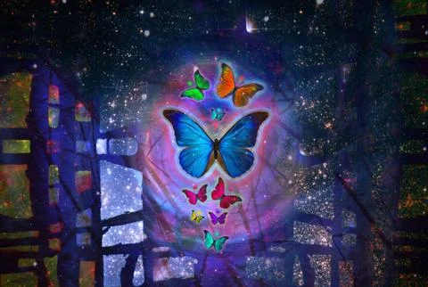 Abstract Collage Art  Stock Illustration