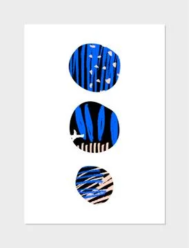 Abstract Collage Design Stock Illustration