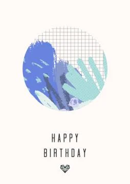 Abstract Collage Design Stock Illustration