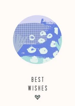 Abstract Collage Design Illustrazione stock